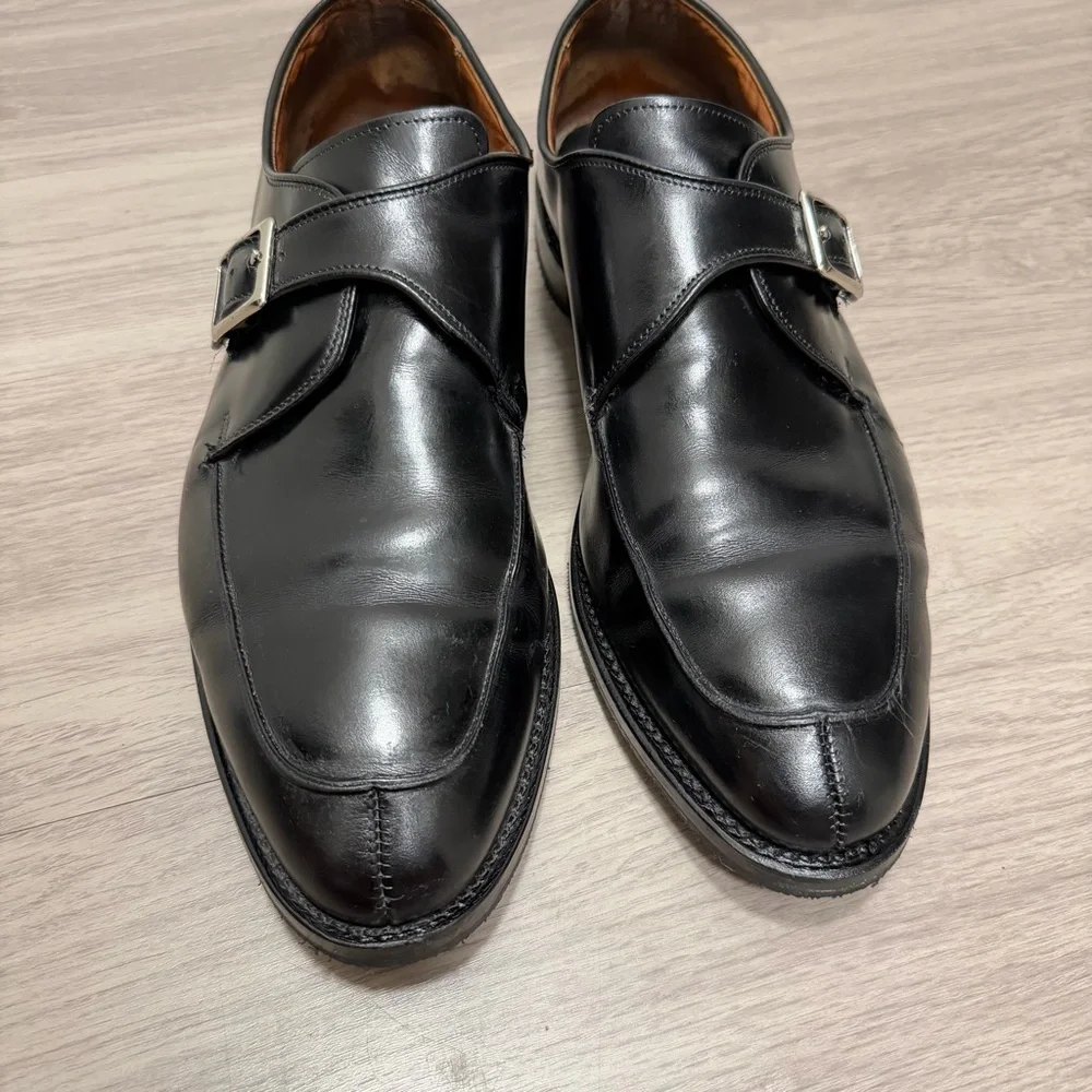 Allen Edmonds, Black, Monk Strap Dress‎ Shoe  | Men’s 13